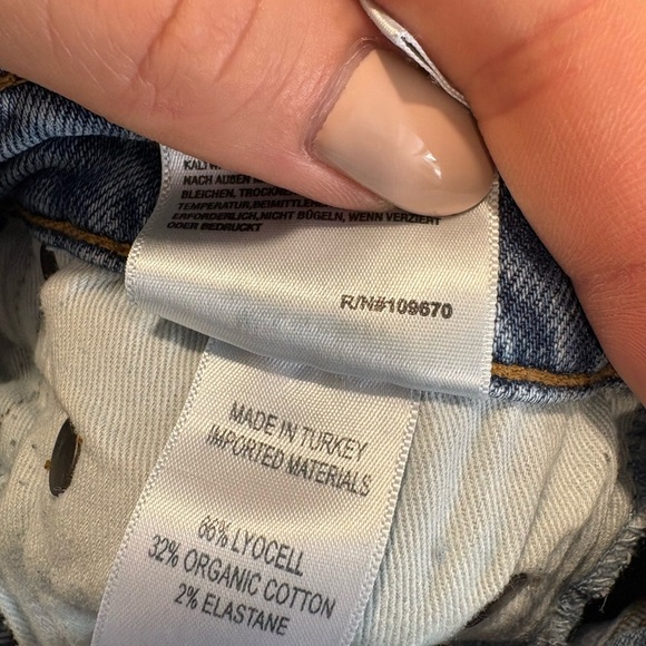 EUC- AGOLDE- NICO High rise SLIM JEANS - Picture 9 of 9